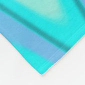 Turquoise Waves Fleece Deken (Hoek)