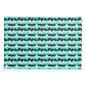 Turquoise Waves Kussensloop (Achterkant)