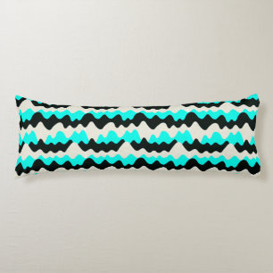 Turquoise Waves Lichaamskussen