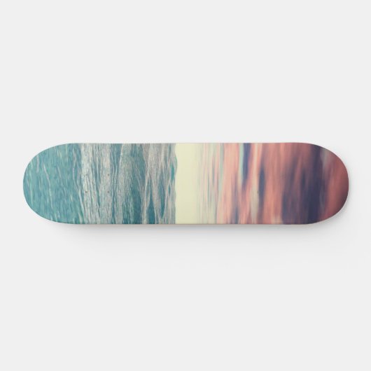 Turquoise Waves Persoonlijk Skateboard (Horizontaal)