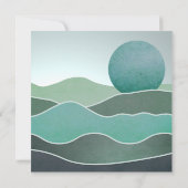 Turquoise wereldlandschap (Achterkant)