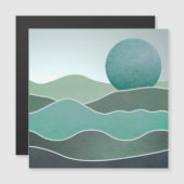 Turquoise wereldlandschap (Voorkant / Achterkant)