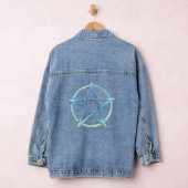 Turquoise wervelwind: Pentagram essence Denim Jacket (Hangar)