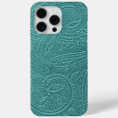 turquoise Western patroon met gereedschap Case-Mate iPhone Case (Achterkant)