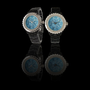 Turquoise Westerne Medallion Horloge