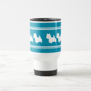 Turquoise Westies Reisbeker