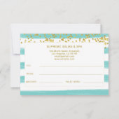 Turquoise White Gold Customer Cadeaubon (Achterkant)