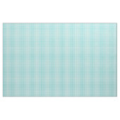 Turquoise White Houndstooth Pattern Fabric Stof (Yard (91,4 cm))