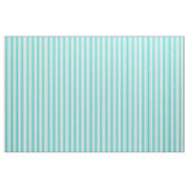 Turquoise & White Lines/Stripes Pattern Stof (Yard (91,4 cm))