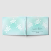 Turquoise White Turtles Gastenboek (Volledig)