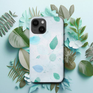 Turquoise Winter Mulberry Papier-Mâché Mooi iPhone 15 Case