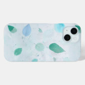 Turquoise Winter Mulberry Papier-Mâché Mooi Case-Mate iPhone Case (Achterkant (horizontaal))