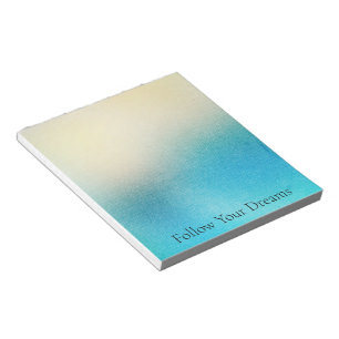 Turquoise Witte Aqua Blauwe Strand Huwelijk Notitieblok