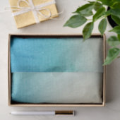 Turquoise Witte Aqua Blauwe Zeester Strand Huwelij Tissuepapier (Geschenk)