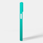 Turquoise Witte Elegante Calligrafie Script Naam Case-Mate iPhone Case (Achterkant / Rechts)
