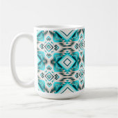 Turquoise Woestijnkruispunt Koffiemok (Links)