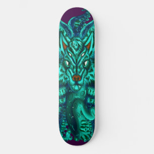 Turquoise Wolf Tulu Persoonlijk Skateboard
