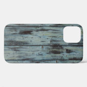 Turquoise Wood Design  Shabby Chic gift Case-Mate iPhone Case (Achterkant (horizontaal))