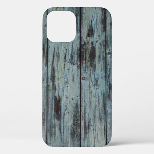 Turquoise Wood Design  Shabby Chic gift Case-Mate iPhone Case (Achterkant)