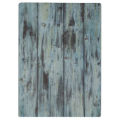 Turquoise Wood Design  Shabby Chic gift Klembord (Achterkant)