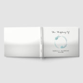 Turquoise Wreath Custom Photo Gastenboek (Volledig)