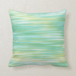 Turquoise Yellow Abstract Kussen