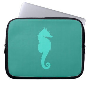 Turquoise Zee Horse Laptop Sleeve