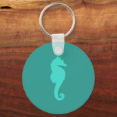 Turquoise Zee Horse Sleutelhanger (Voorkant)