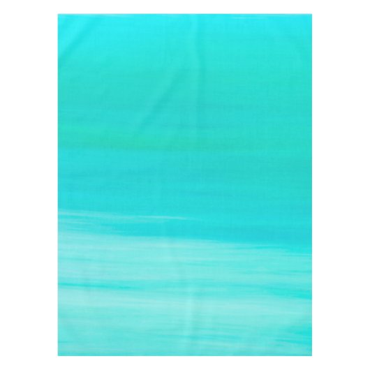Turquoise zee oceaanzomer tafelkleed (Voorkant)