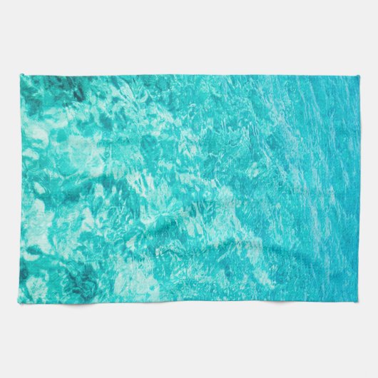 Turquoise Zee Ocean Kitchen Towel Theedoek (Horizontaal)