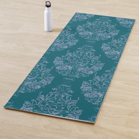 Turquoise Zee Yoga Dieren Toile Yogamat (In situ)