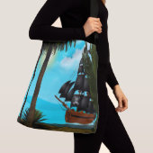 Turquoise Zeeen Crossbody Tas (Dichtbij)