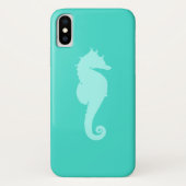Turquoise Zeepaard 2 Case-Mate iPhone Case (Achterkant)