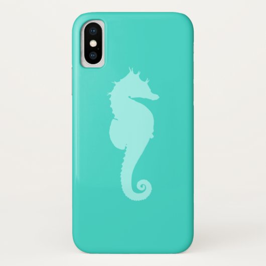 Turquoise Zeepaard 2 Case-Mate iPhone Case (Achterkant)