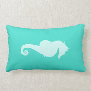 Turquoise Zeepaard Kussen
