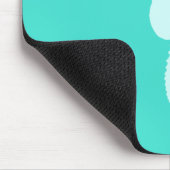 Turquoise Zeepaard Muismat (Hoek)