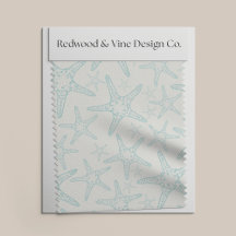 turquoise zeester kustpatroon