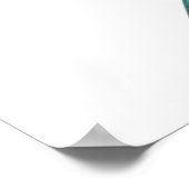 Turquoise zeester poster (Hoek)