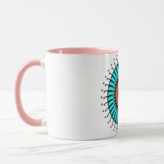 Turquoise Zen Mandala Mok (Links)