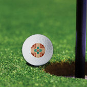 Turquoise Zia Tribal Brown Tan Golfballen