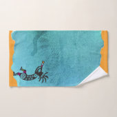 Turquoise Zuidwesterse Kokopelli Badhanddoekenset Bad Handdoek (Handdoek)