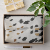 Turquoise Zwart Cream Goud Western Cowgirl Koeienh Tissuepapier (Geschenk)