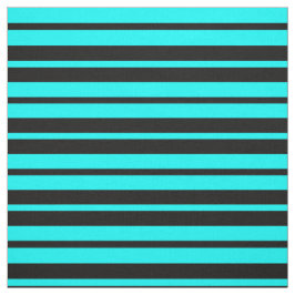 Turquoise zwart strepen patroon ontwerp stof