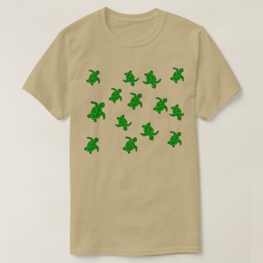 turquoiseturtle t-shirt (Design voorkant)