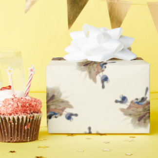 Turquoisine Superb Warbler Cadeaupapier