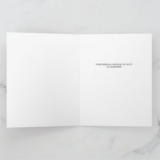 Turquoisine Superb Warbler Kaart (Binnen)