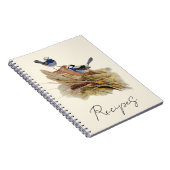 Turquoisine Superb Warbler Notitieboek (Rechterzijde)