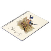 Turquoisine Superb Warbler Notitieboek (Linkerzijde)