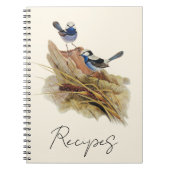 Turquoisine Superb Warbler Notitieboek (Voorkant)