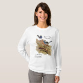 Turquoisine Superb Warbler, Soulmates T-shirt (Voorkant volledig)